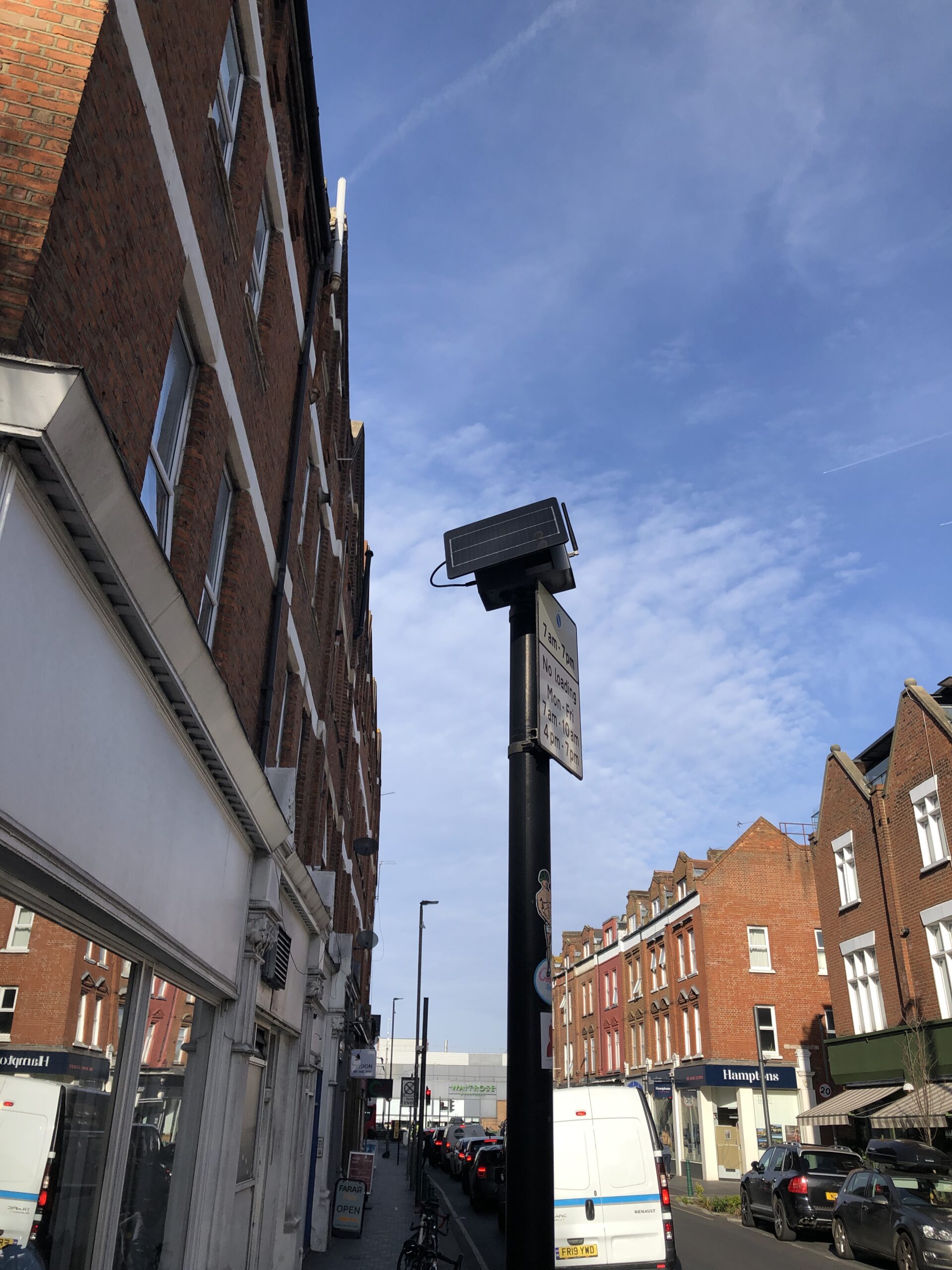 Air quality monitor in Balham